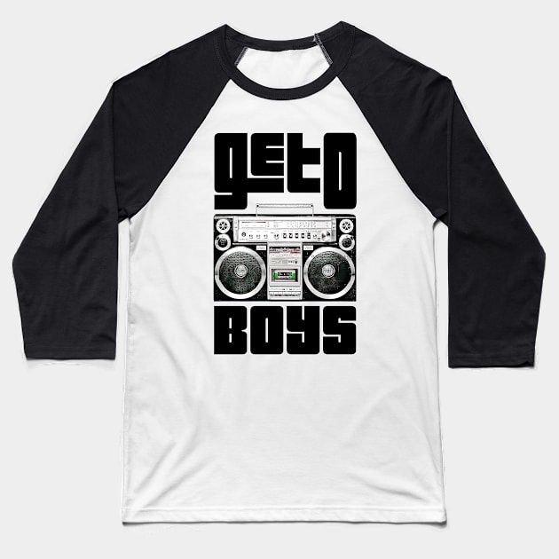 Geto Boys / Original Retro Fan Art Design Baseball T-Shirt by DankFutura